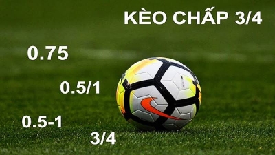 Kèo chấp 0,75 là gì? Nền tảng vào kèo luôn thắng